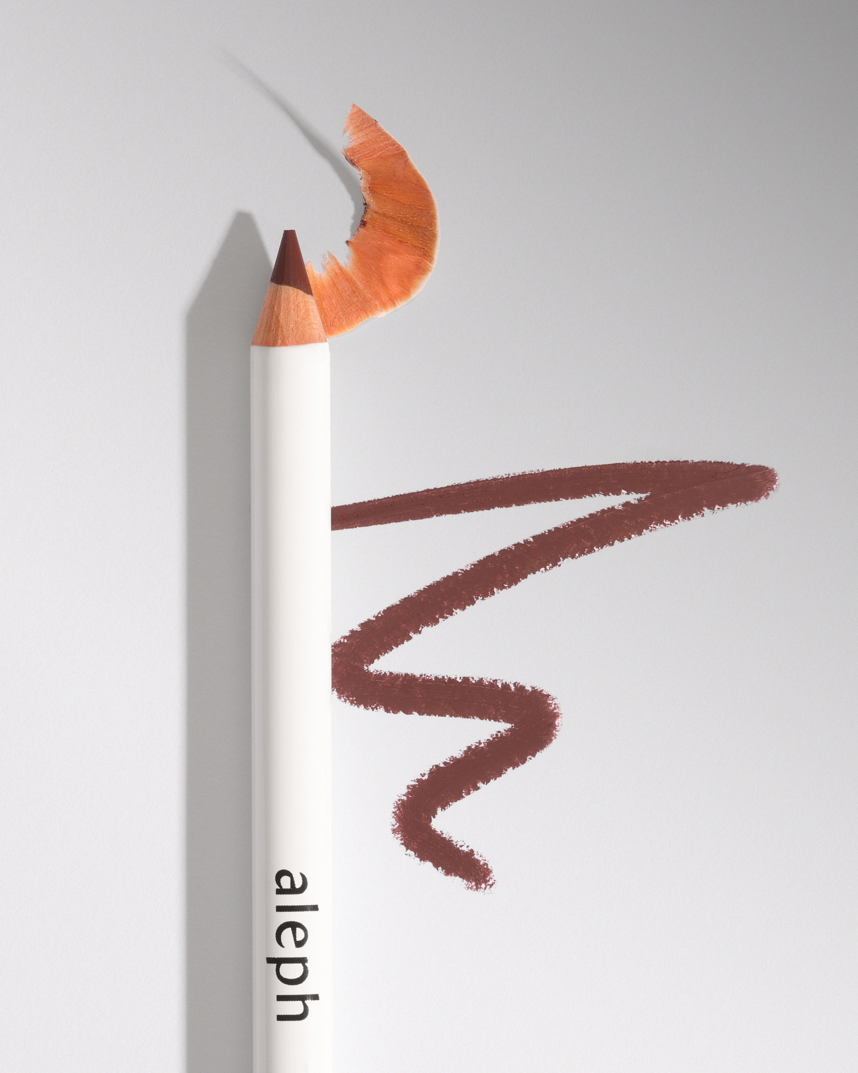 Aleph Eye/Liner Multiuse Pencil with a wavy swatch on a white background