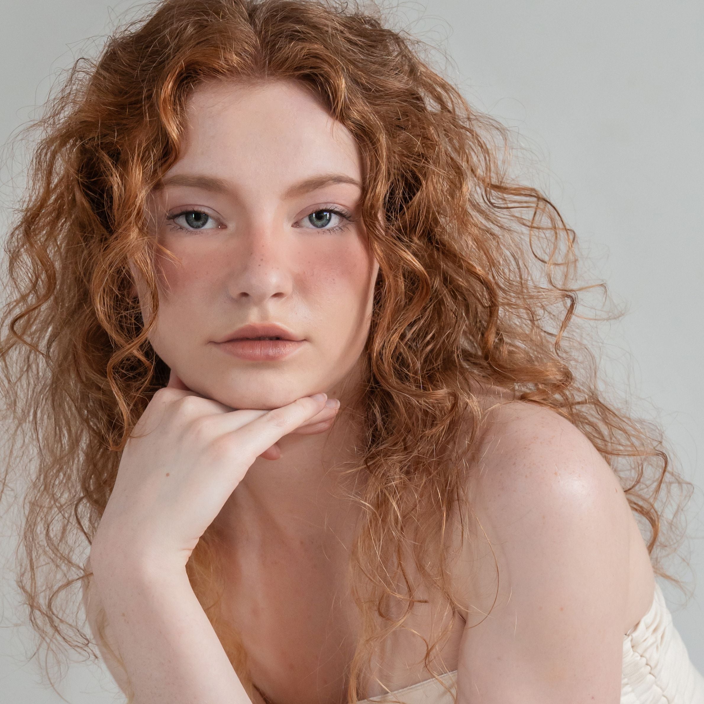 Model wearing Aleph Beauty Makeup