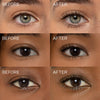 Aleph Lift Lengthen Mascara Before and Afters