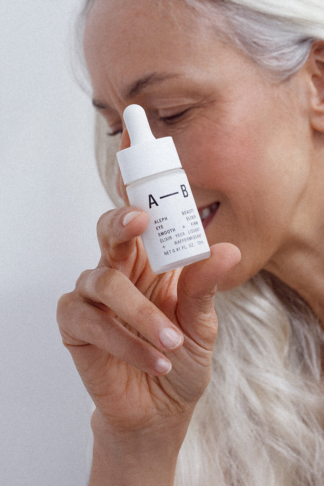 Daria uses Aleph Beauty Eye Elixir Smooth + Firm