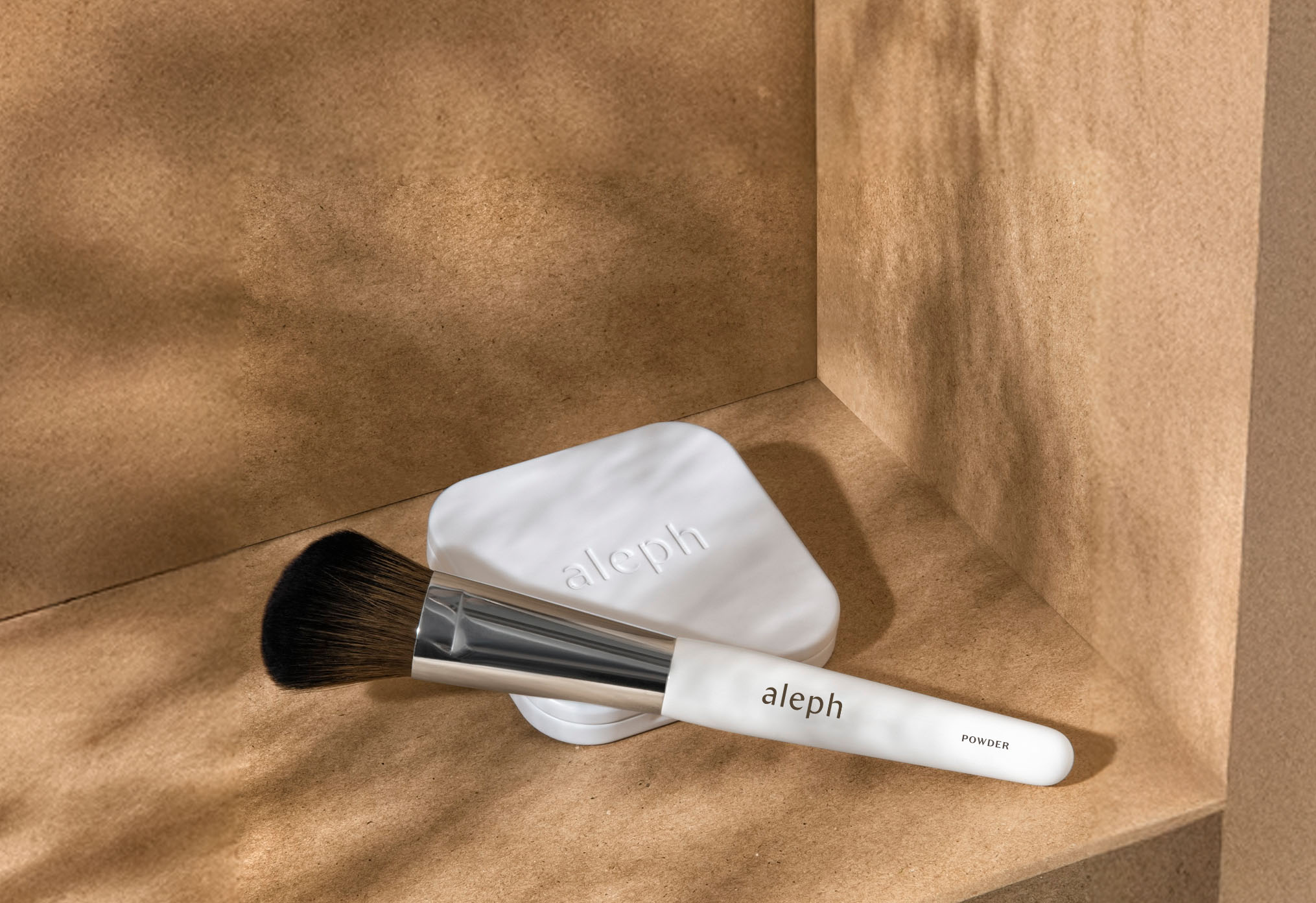Aleph Perfect Finish Bundle - containing Prep/Finish Powder & Powder Brush